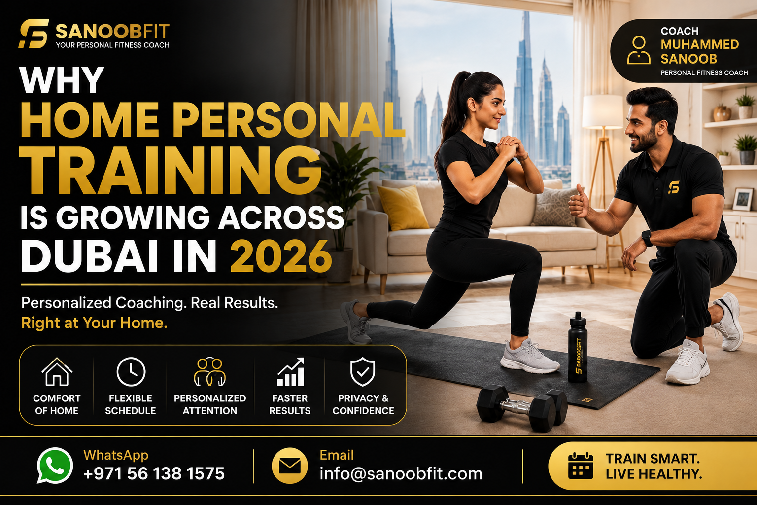 Female Personal Trainer Dubai at Home