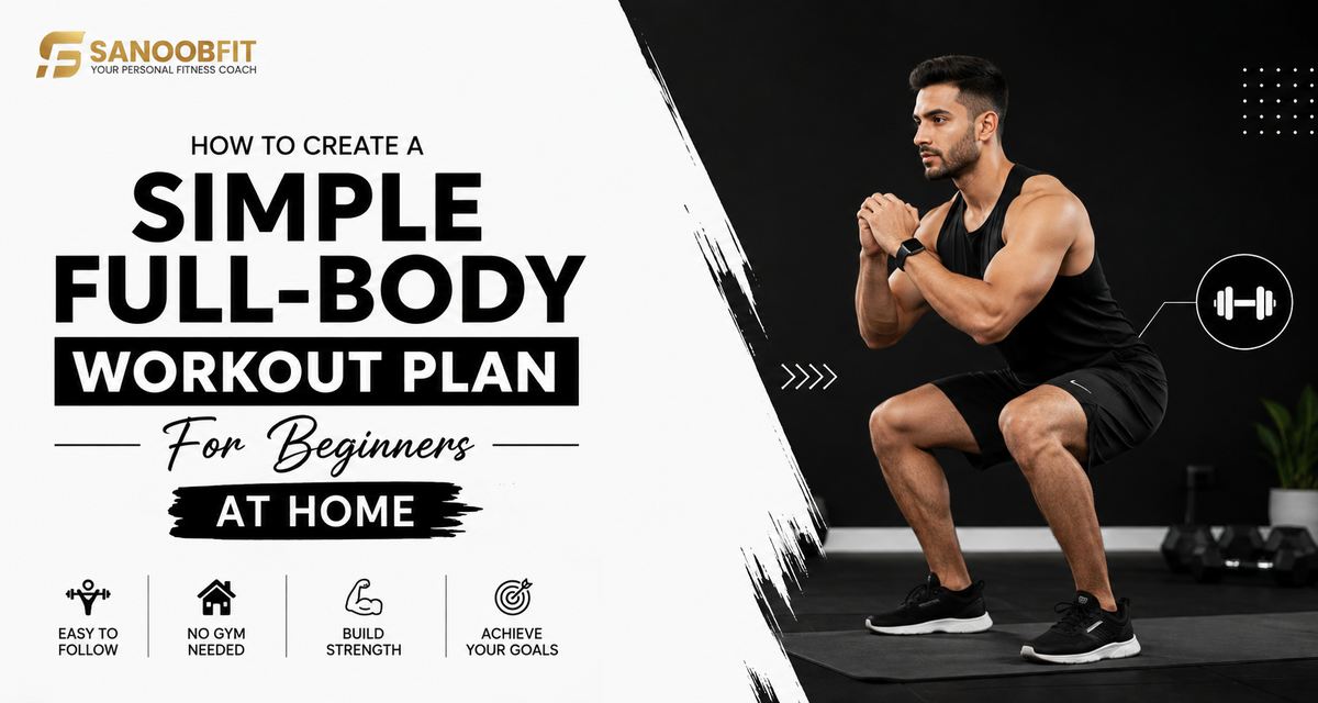 How To Create A Simple Full-Body Workout Plan For Beginners at Home